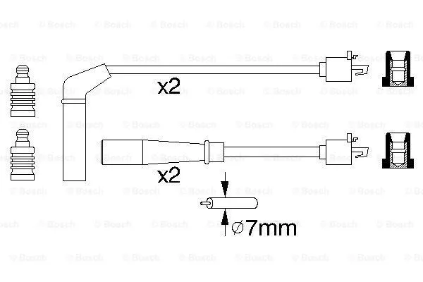 Ignition Cable Kit (0 986 356 940)