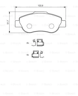 Brake Pad Set, disc brake