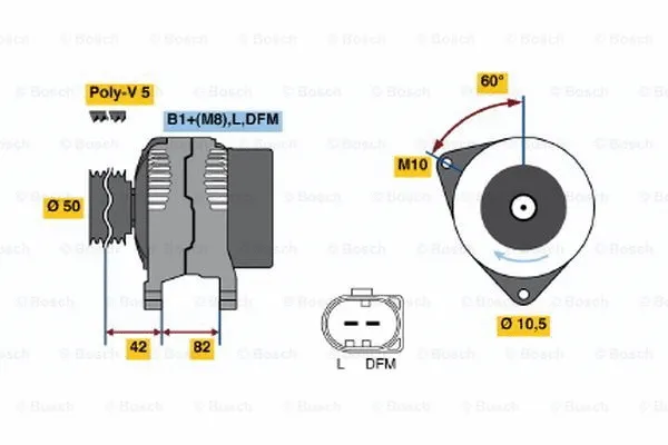 Alternator (0 124 315 014)