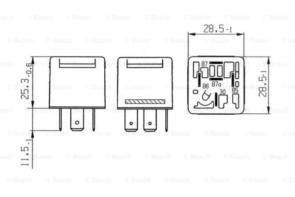 Relay, main current