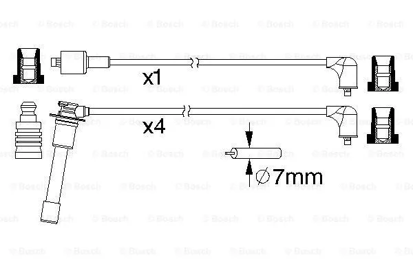 Ignition Cable Kit (0 986 357 194)