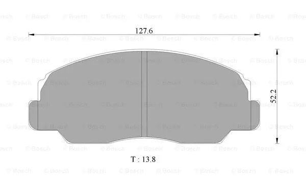 Brake Pad Set, disc brake (0 986 505 738)
