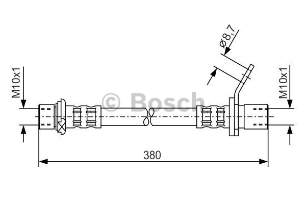 Brake Hose (1 987 476 163)