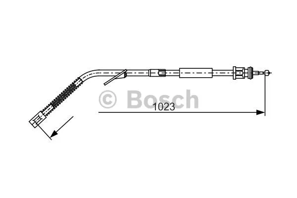Cable Pull, parking brake (1 987 477 125)