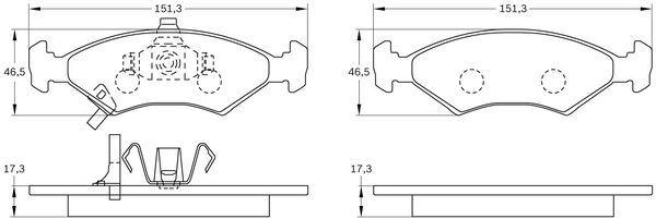 Brake Pad Set, disc brake