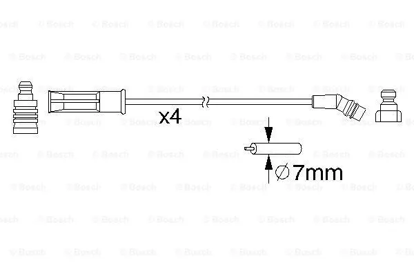 Ignition Cable Kit (0 986 357 211)