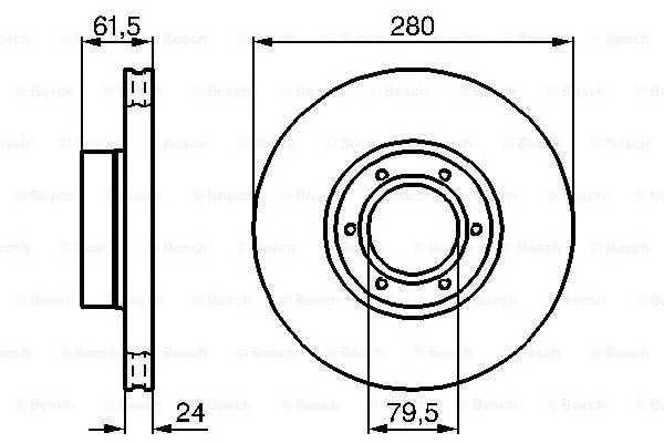Brake Disc (0 986 478 745)