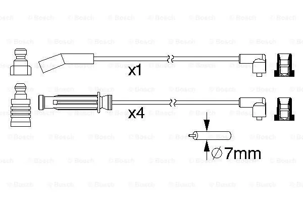 Ignition Cable Kit (0 986 357 212)