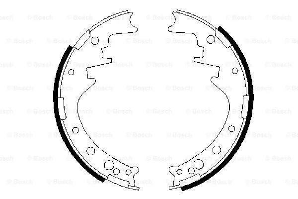 Brake Shoe Set (0 986 487 292)