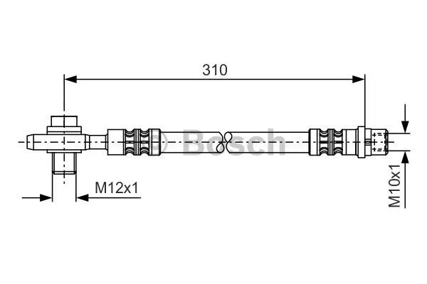 Brake Hose (1 987 476 308)