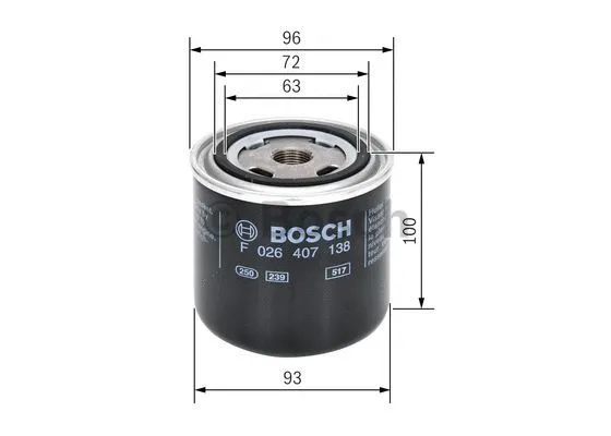 Oil Filter (F 026 407 138)