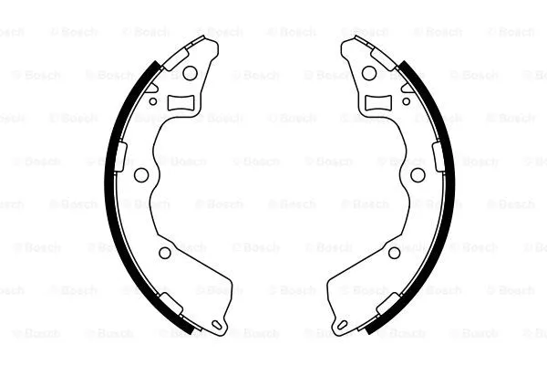 Brake Shoe Set (0 986 487 757)