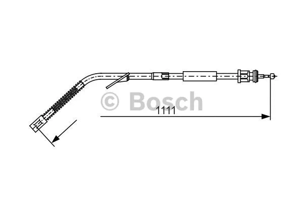 Cable Pull, parking brake (1 987 477 126)
