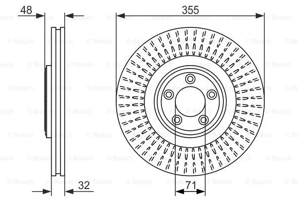 Brake Disc (0 986 479 754)