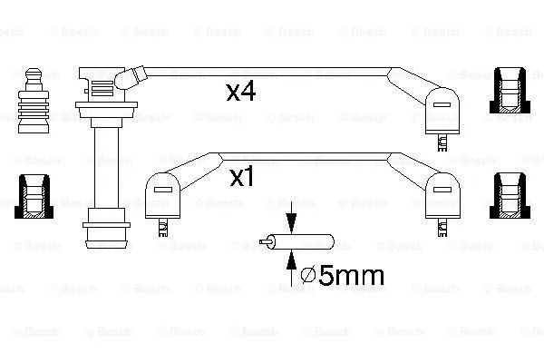 Ignition Cable Kit (0 986 356 948)