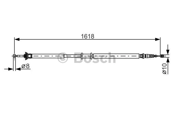 Cable Pull, parking brake (1 987 482 238)