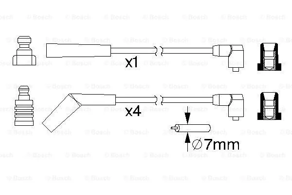 Ignition Cable Kit (0 986 357 153)