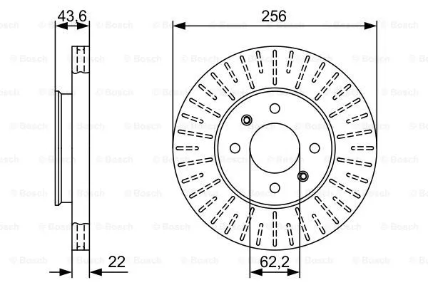 Brake Disc (0 986 479 V96)