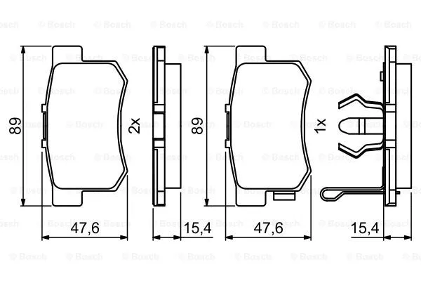 Brake Pad Set, disc brake