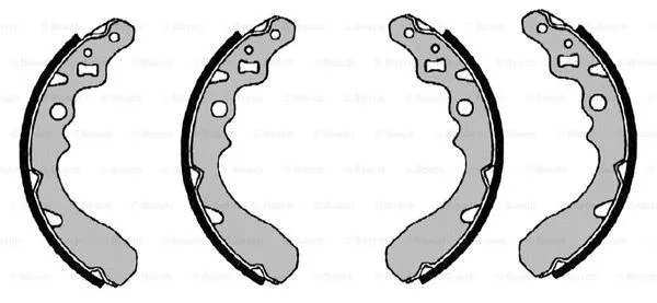 Brake Shoe Set (0 986 487 504)