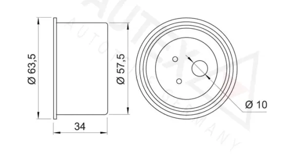 Tensioner Pulley, timing belt