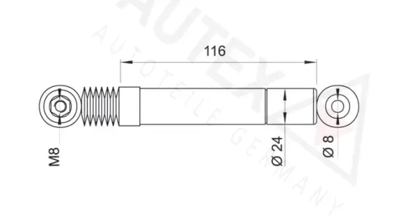 Vibration Damper, V-ribbed belt