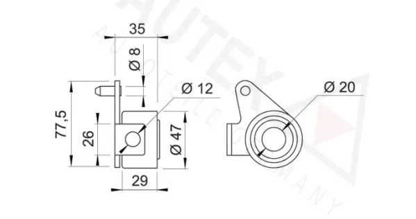Tensioner Pulley, timing belt