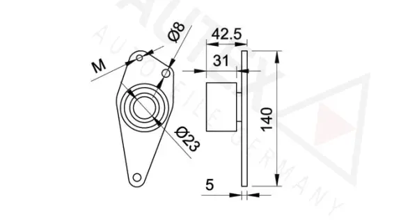 Deflection/Guide Pulley, timing belt