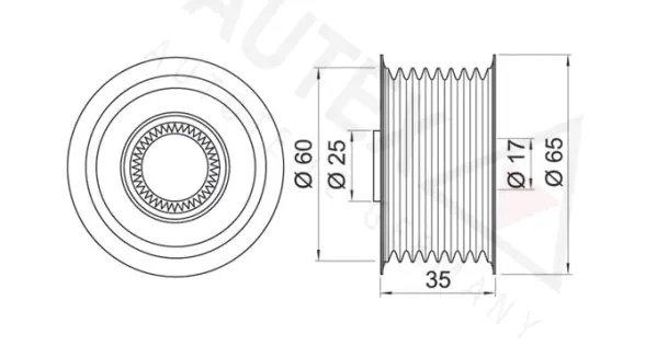 Alternator Freewheel Clutch (654198)