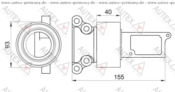 Deflection/Guide Pulley, timing belt