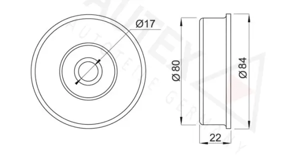 Tensioner Pulley, V-ribbed belt