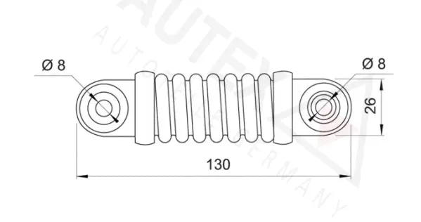 Vibration Damper, V-ribbed belt