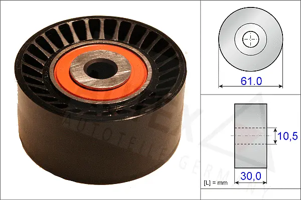 Deflection/Guide Pulley, timing belt (654832)
