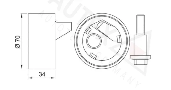 Tensioner Pulley, timing belt