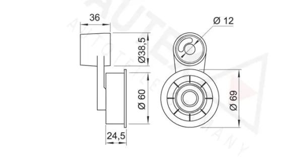 Tensioner Pulley, timing belt