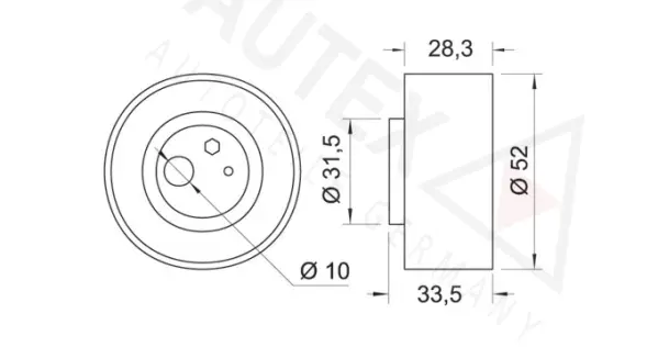 Tensioner Pulley, timing belt