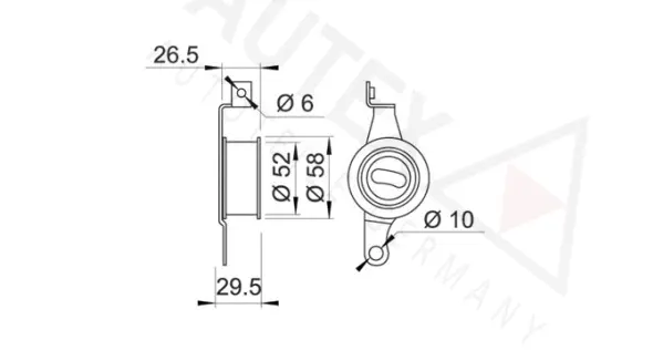 Tensioner Pulley, timing belt
