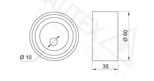 Tensioner Pulley, timing belt