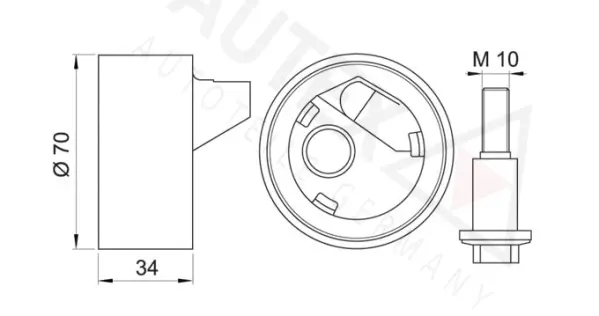 Tensioner Pulley, timing belt
