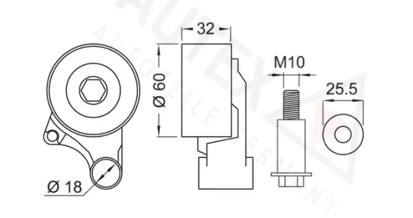 Tensioner Pulley, timing belt