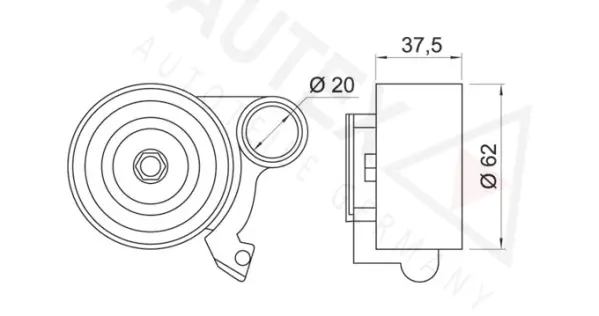 Tensioner Pulley, timing belt