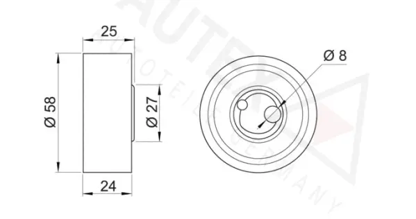 Tensioner Pulley, timing belt