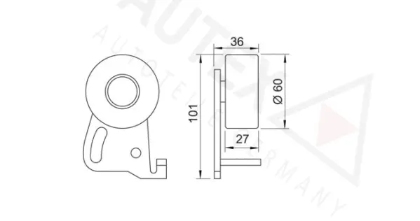 Tensioner Pulley, timing belt