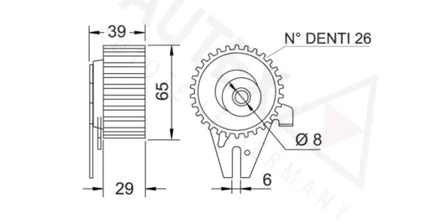 Tensioner Pulley, timing belt