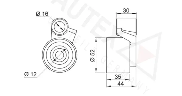 Tensioner Pulley, timing belt