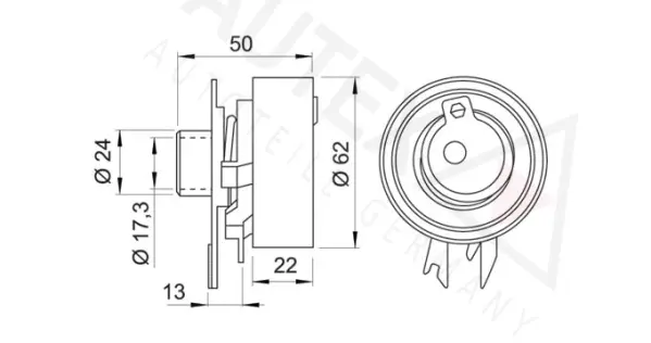 Tensioner Pulley, timing belt