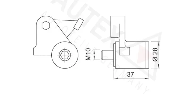 Tensioner Lever, timing belt