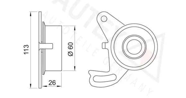 Tensioner Pulley, timing belt