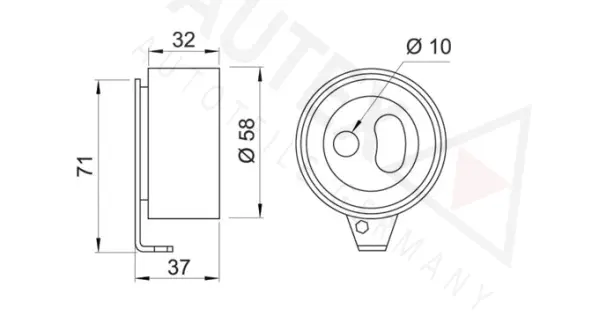 Tensioner Pulley, timing belt