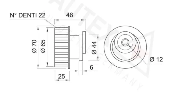 Tensioner Pulley, timing belt